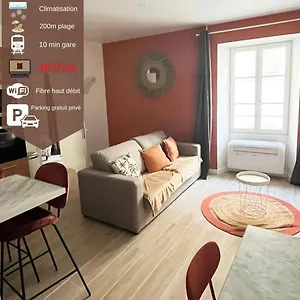 Appartement Sublime T2/ Cosy/ Clim/ Parking/plage, Menton
